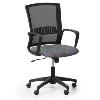 Kancelářská židle PATRICK, šedá