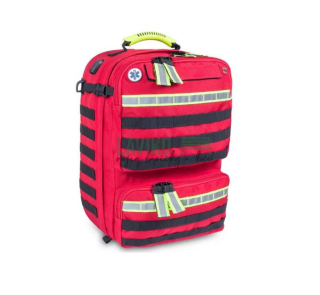 Zdravotnický záchranářský batoh s USB portem Paramed RED - 36 litrů