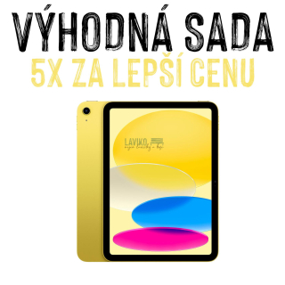 VÝHODNÁ SADA - 5x Tablet iPad 10.9" 64GB / 256GB, WiFi, Žlutý 2022