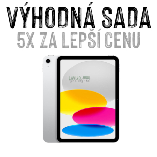 VÝHODNÁ SADA - 5x Tablet iPad 10.9" 64GB / 256GB, WiFi, Stříbrný 2022