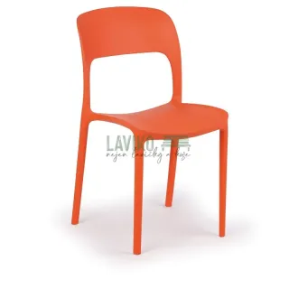 Jídelní židle KENDA, oranžová