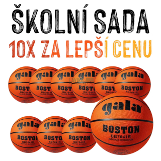 VÝHODNÁ SADA - 10x Míč basket GALA BOSTON BB7041R