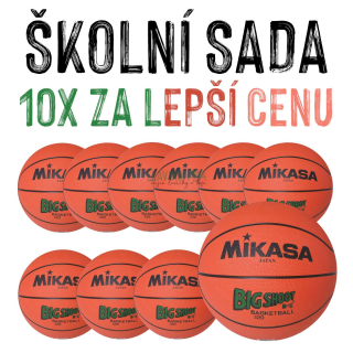 VÝHODNÁ SADA - 10x Míč basketbalový MIKASA BIG SHOOT