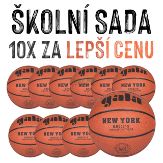 VÝHODNÁ SADA - 10x Míč basket NEW YORK BB7021S