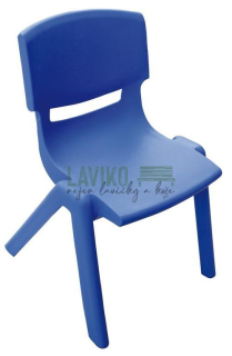 Dětská plastová židlička MADDY, modrá
