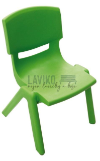 Dětská plastová židlička MADDY, zelená