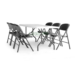 Jídelní sestava DIANA, stůl 153 x 76 cm + 6x židle