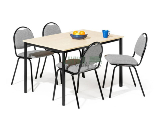 Jídelní sestava DARJA, stůl 120 x 80 cm + 4x židle