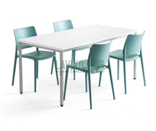 Jídelní sestava TANJA, stůl 160 x 80 cm + 4x židle