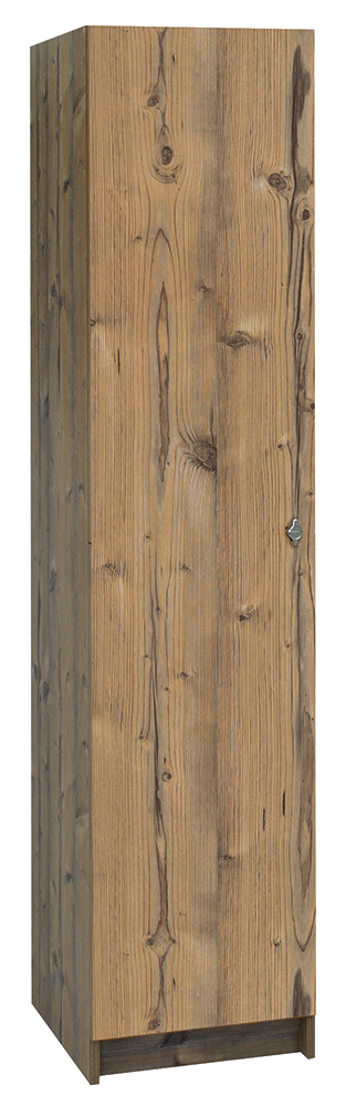 Šatní skříňka, 1-dvéřová, 197 x 42 x 50 cm