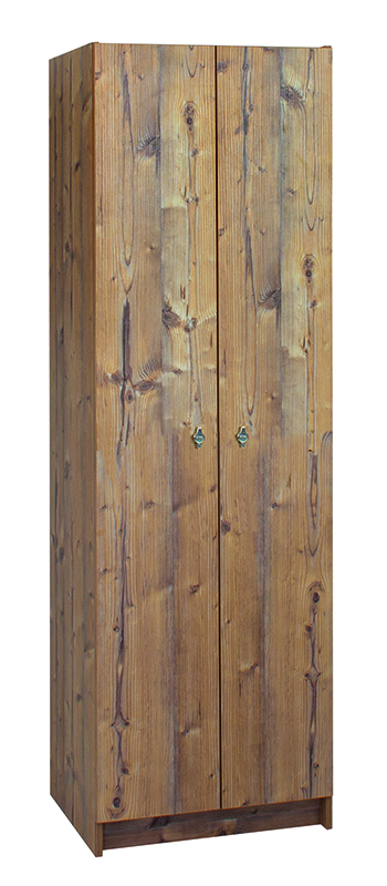 Šatní skříňka, 2-dvéřová, 197 x 60 x 50 cm