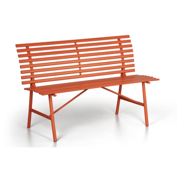 Venkovní lavička JARUNKA, oranžová