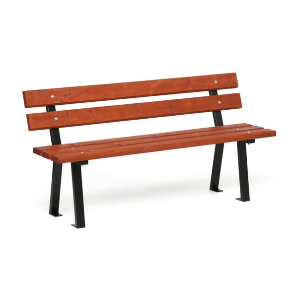 Venkovní lavička MARBELLA, 150 cm, mahagon
