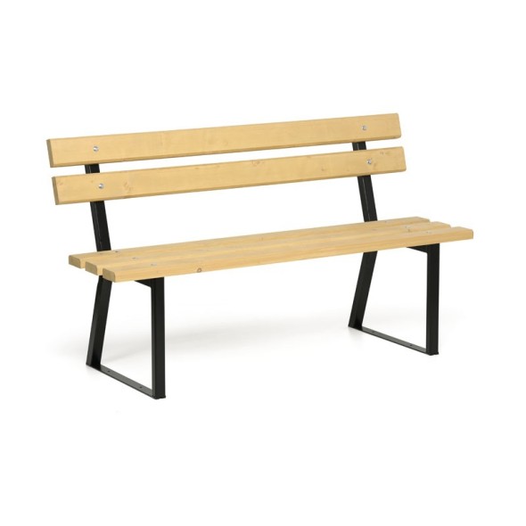 Venkovní lavička DARINA, 150 cm, dub světlý