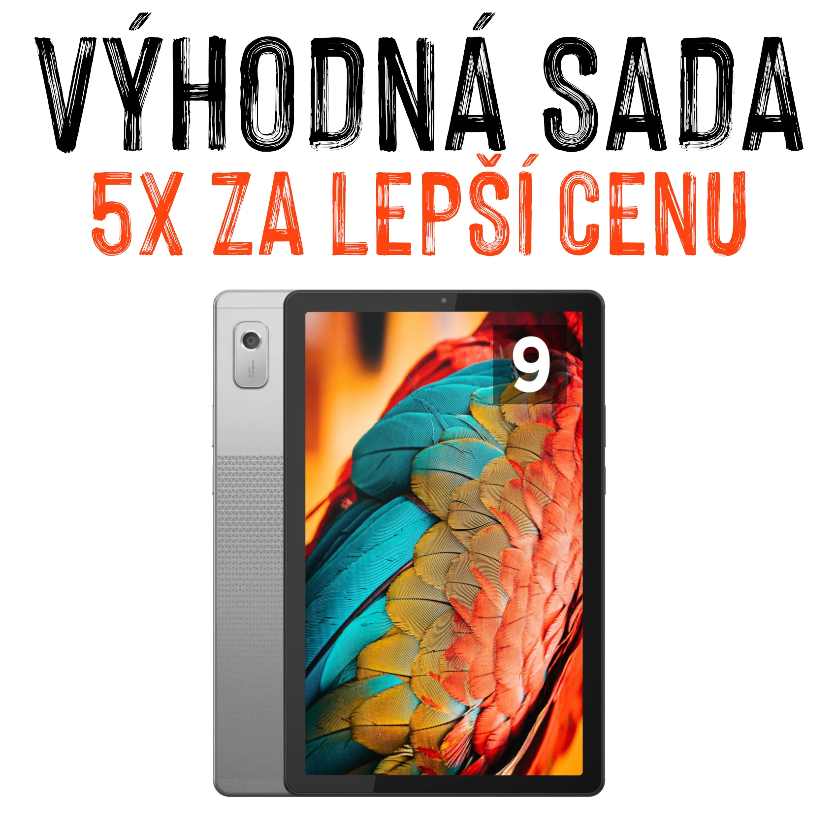 VÝHODNÁ SADA - 5x Tablet Lenovo Tab M9, 4GB/64GB, šedý