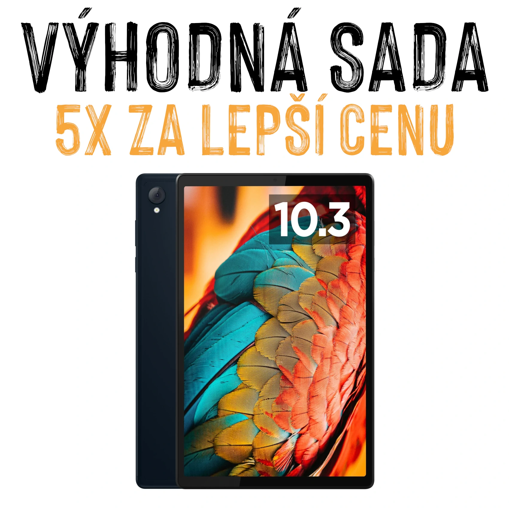 VÝHODNÁ SADA - 5x Tablet Lenovo Tab M10 (3rd Gen), 4GB/64GB, šedý