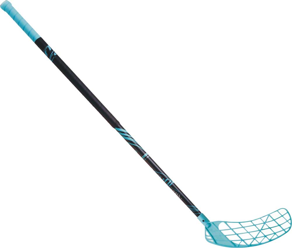 Florbalová hůl Accufli AirTek A100 Modro-zelená, 100 cm