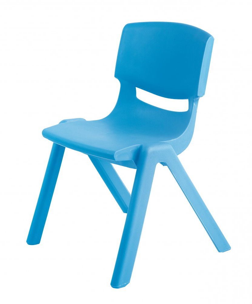 Dětská plastová židle LANA, modrá