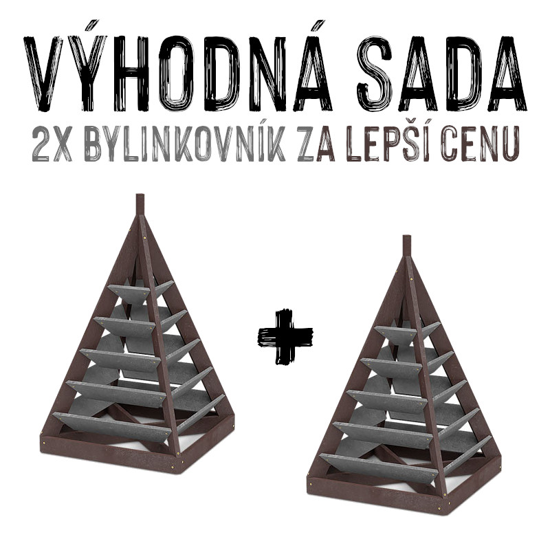 VÝHODNÁ SADA - 2x Recyklátový BYLINKOVNÍK