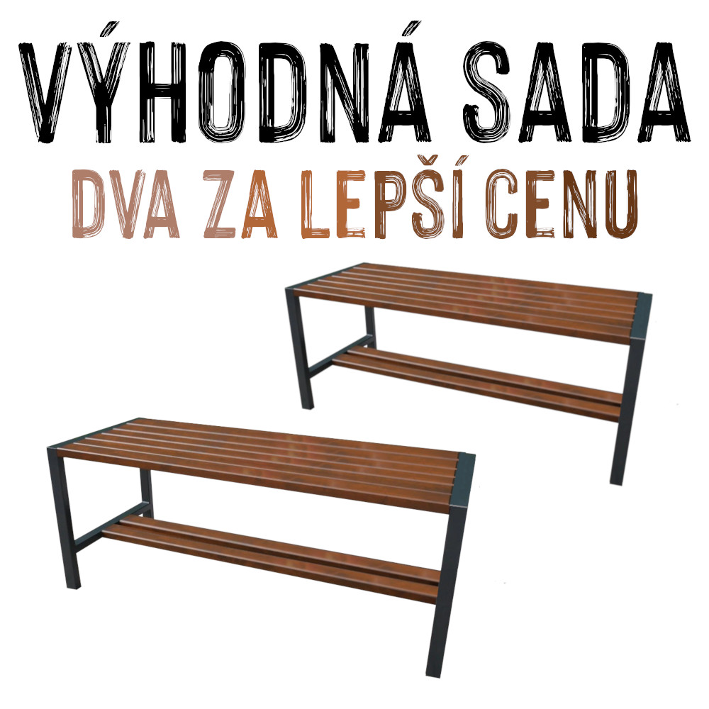 VÝHODNÁ SADA - 2x Zahradní stůl PANTHERA