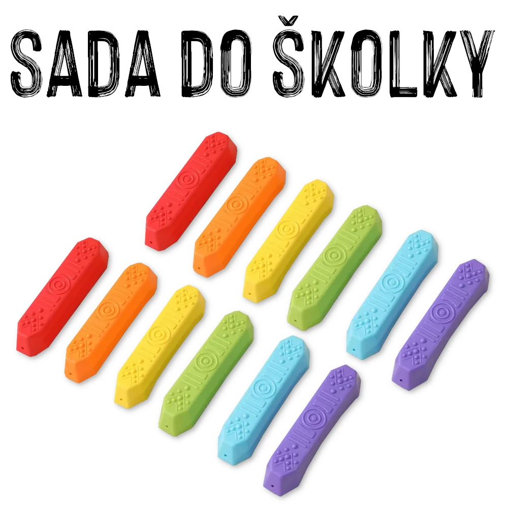 SADA DO ŠKOLKY - 2x Senzorické panely FINGERS, sada 6 ks