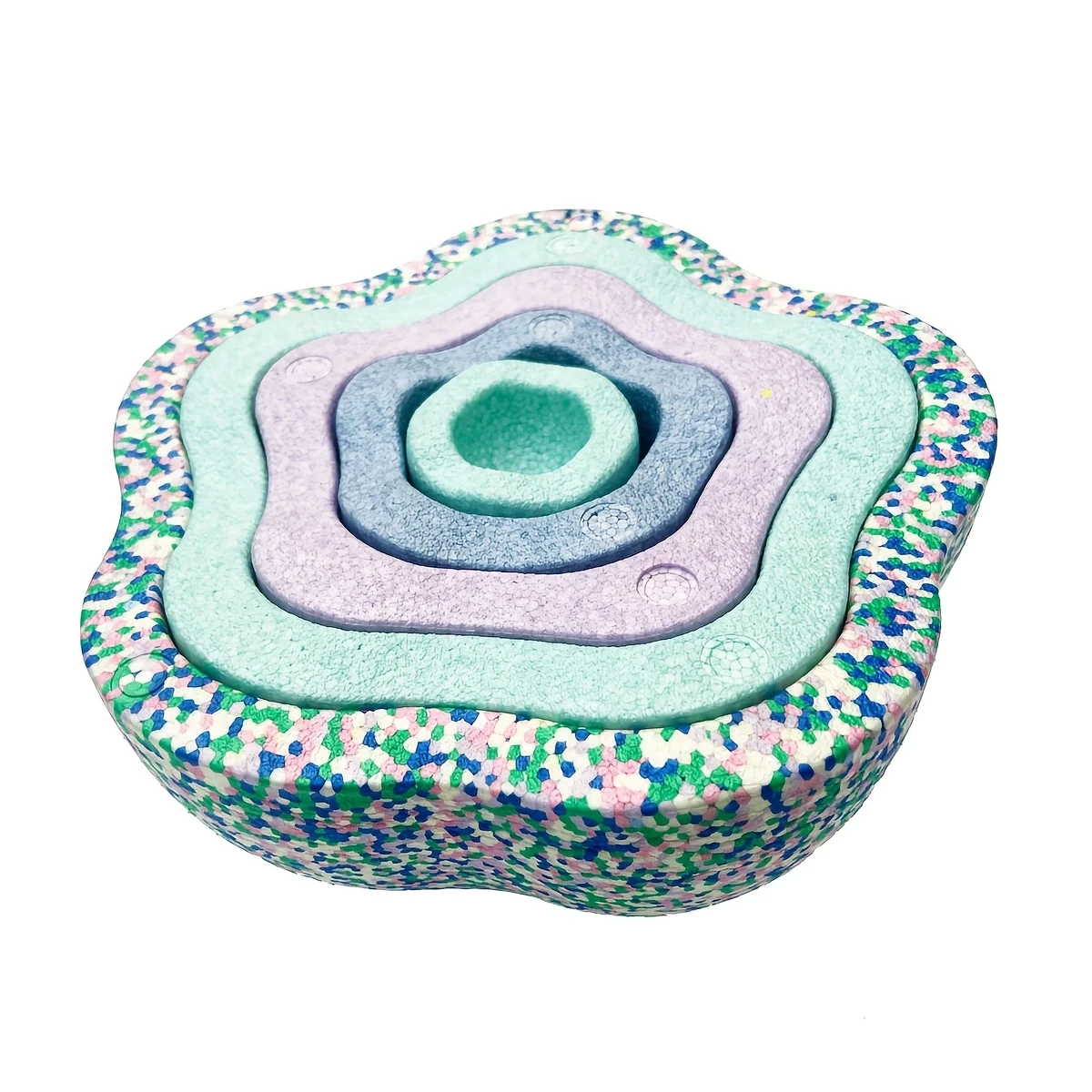Senzorické kameny FLOWERS, fialová