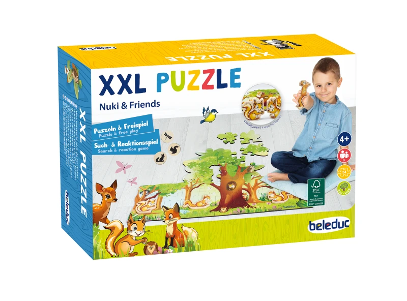 Beleduc XXL Puzzle Nuki & kamarádi