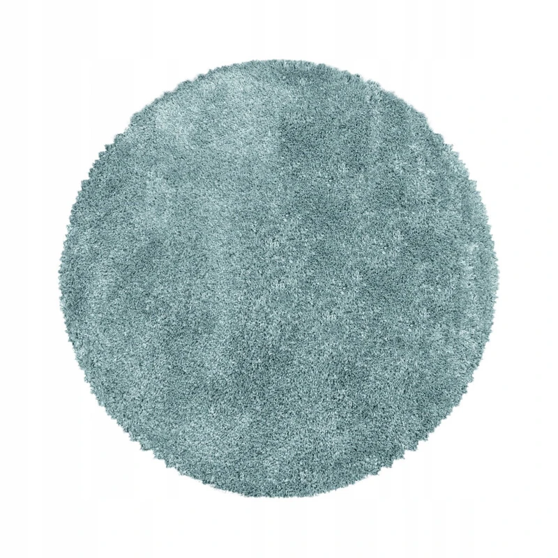 Kusový koberec Fluffy Shaggy 3500 blue kruh