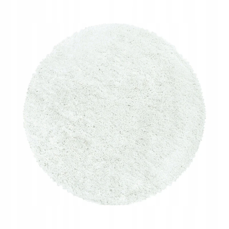 Kusový koberec Fluffy Shaggy 3500 white kruh