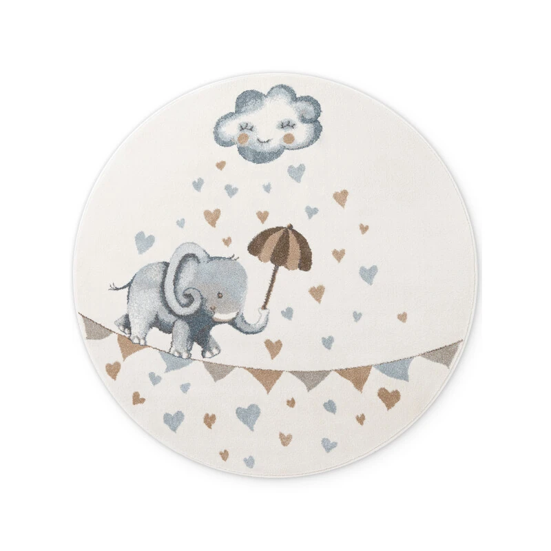 Dětský kusový koberec Villeroy & Boch Boho Kids 106303 Cream Multicolor kruh