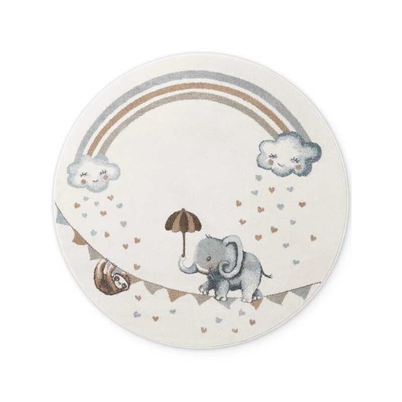Dětský kusový koberec Villeroy & Boch Boho Kids 106304 Cream Multicolor kruh