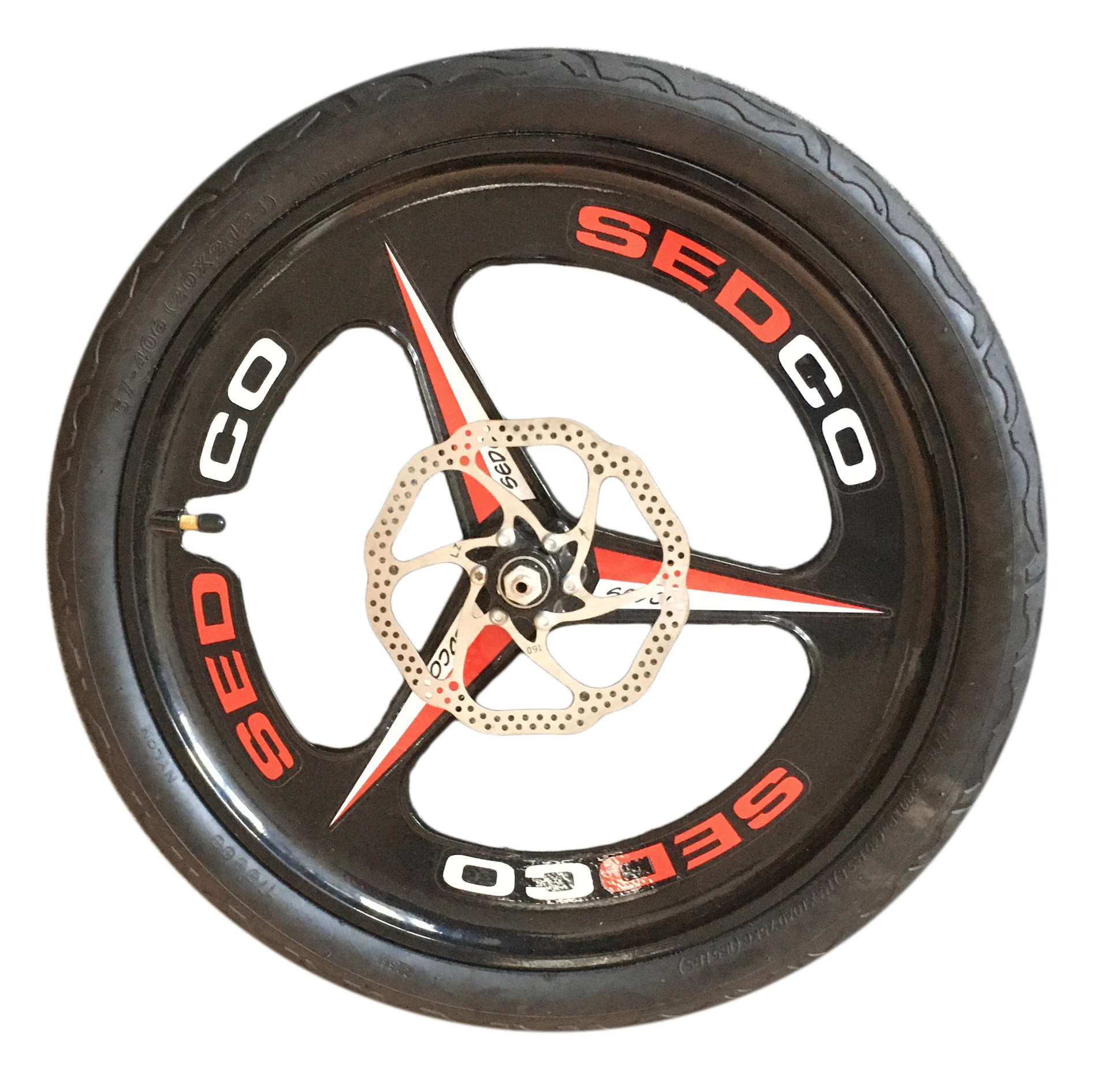 Náhradní kolo SEDCO 20 × 2.125, magneziový ráfek, rozteč 10,5 cm