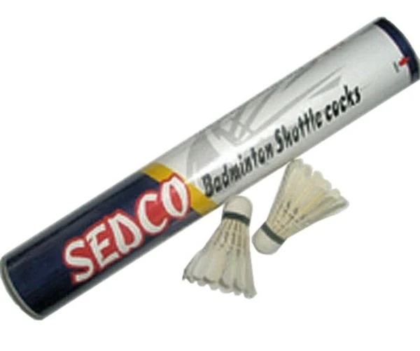 Badmintonové košíčky SEDCO Training – peří, 12 ks