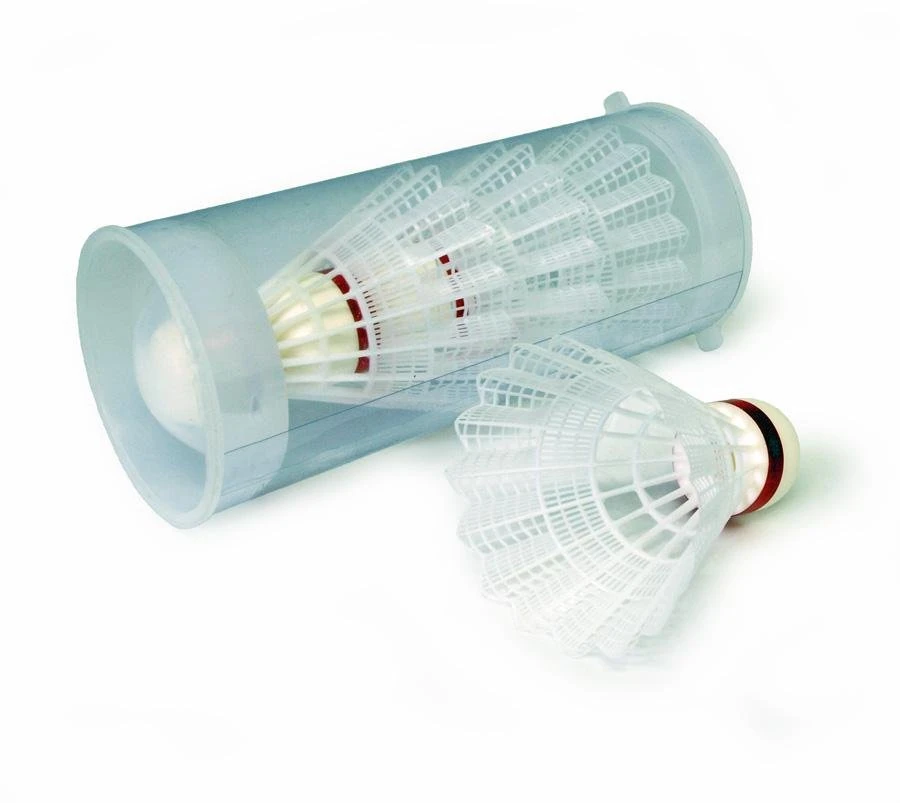 Badmintonové košíčky SEDCO Profi – nylon, červené značení, 6 ks