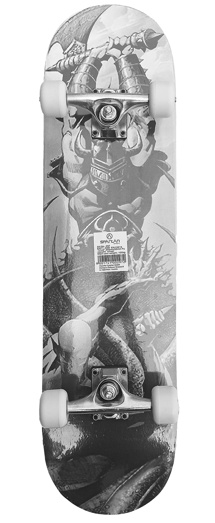 Skateboard 31X8 CN DECK ABEC3 Spartan