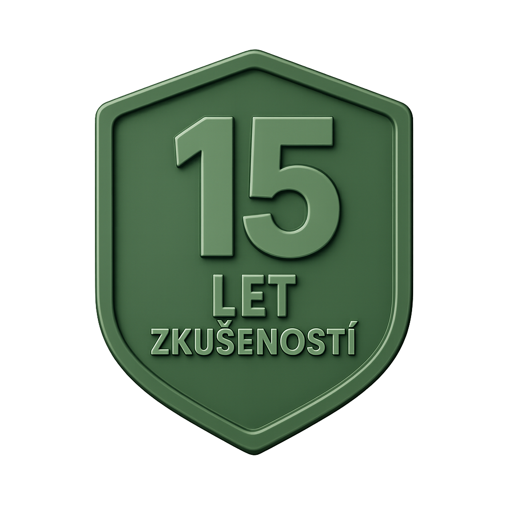 15 let zkušeností